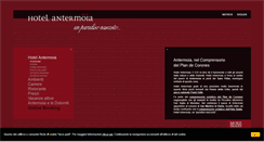Desktop Screenshot of hotelantermoia.com