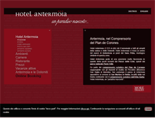 Tablet Screenshot of hotelantermoia.com